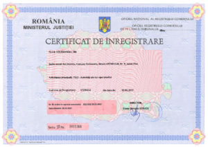 Certificat Inregistrare Holidays4All